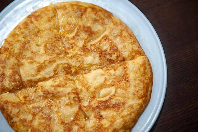 Tortilla de patatas en Montecarmelo