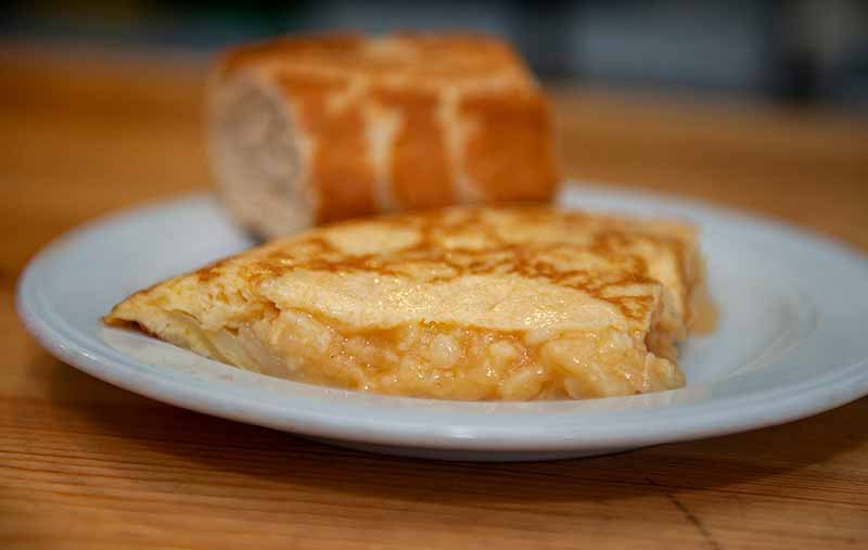 tortilla de patatas en Montecarmelo